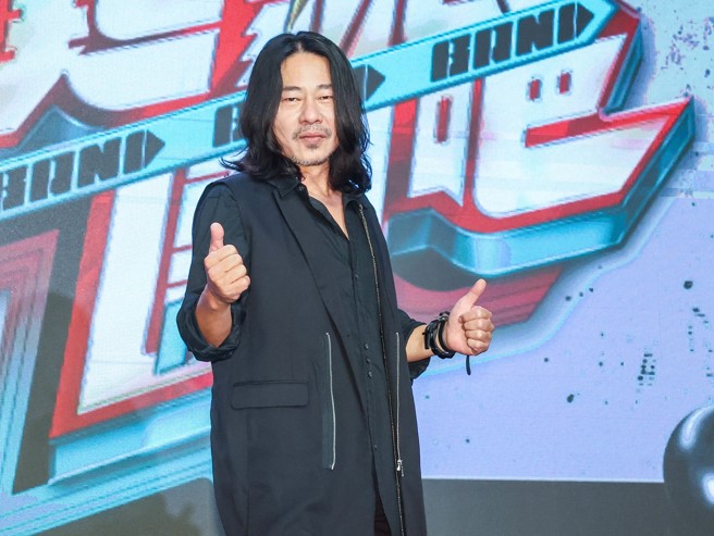 亂彈阿翔今出席新節目記者會。（粘耿豪攝）