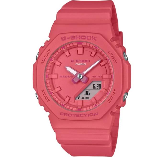 Global Mall環球Online的CASIO「G-SHOCK八角表殼運動腕表GMA-P2100-4A」，原價3600元、優惠價3240元。（Global Mall提供／朱世凱台北傳真）