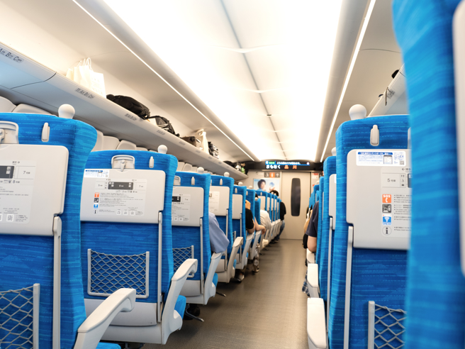 日本东北新干线一列车6日上午在福岛县郡山市JR车站进站时发生「滑过头」状况。图非事发列车。（示意图：shutterstock／达志）