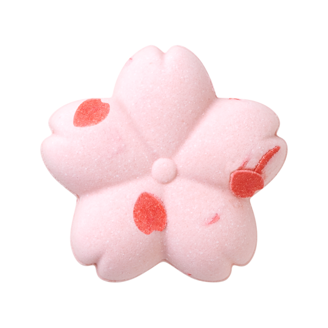 日本Dreams花瓣漂浮入浴劑-櫻花，230元。（台隆手創館提供／古明弘台北傳真）