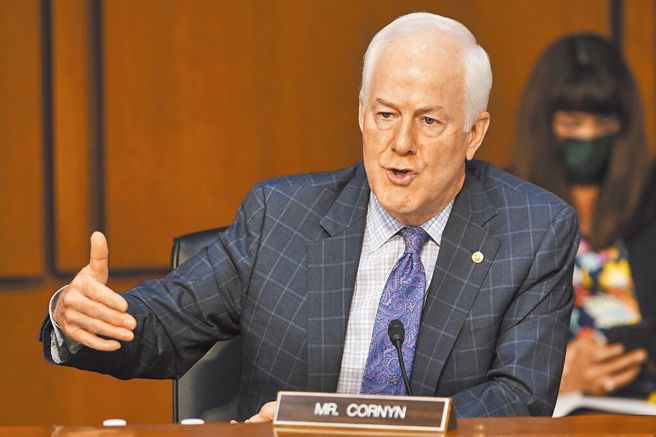 共和黨參議員柯寧 （John Cornyn）。（圖／美聯社）