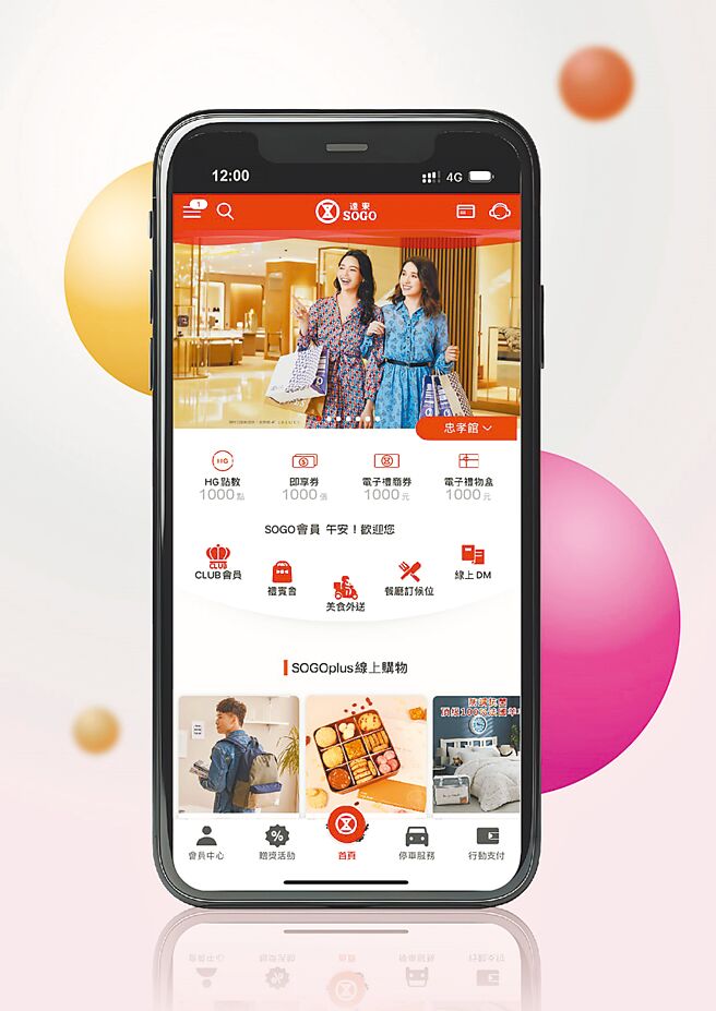 SOGO App会员数共超过140万人，2024年持续招募新会员加入。（SOGO提供）
