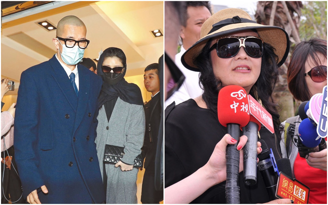 大S前婆婆张兰模仿起大S灵堂吊唁的穿搭。（图／中时资料照）