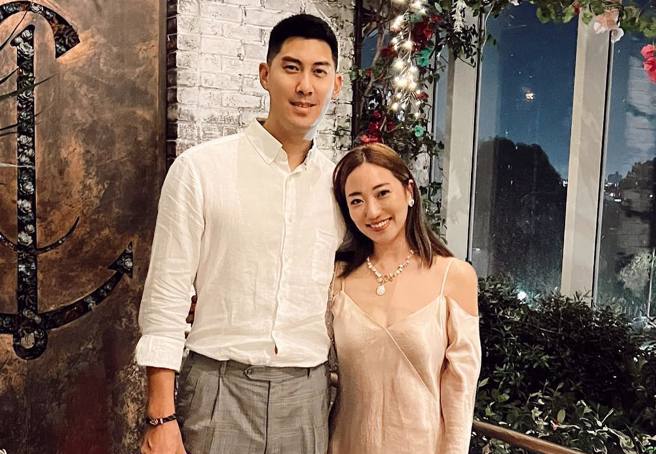 41岁职篮前球星、艺人毛加恩2019年与造型师Tiffany(罗雯)结婚。（图／Tiffany(罗雯)脸书）