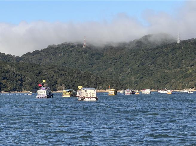 桃园市石门水库每年农历2月初皆举行妈祖遶境祈福活动，今年活动3月12日登场。（北水分署提供／蔡明亘桃园传真）