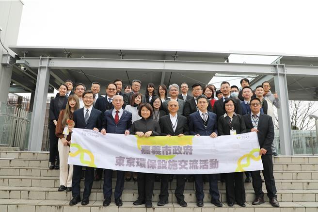 嘉义市长黄敏惠率市府团队参访东京环保建设、东京武藏野清洁中心。（嘉义市政府提供／廖素慧嘉市传真）