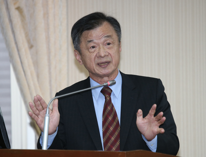 陆委会主委邱太三7日在立法院答询。（姚志平摄）