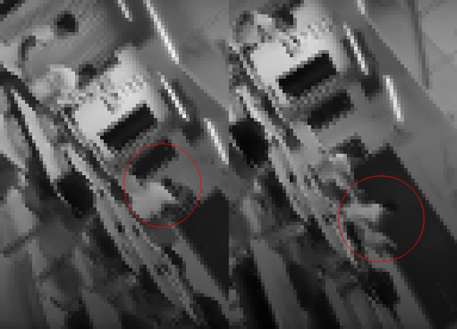 教室內有1名男學生遭到其他3、4位學生包圍，不料這名男學生眼鏡被撥掉後，竟突然暴走，連揮對方30多拳，一路追到教室外，結果，疑似要霸凌的學生被打到哀號直喊「快叫警察」。（圖／翻攝自臉書爆料公社官方粉專專屬）