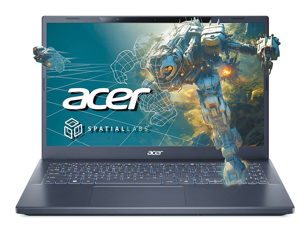 Acer裸視3D新款筆電「Aspire 3D 15 SpatialLabs Edition」開賣。可播放原生立體3D影片，且能在播放時無縫切換成2D或3D觀賞模式。（Acer提供）