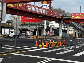 车辆屡撞上人行庇护岛 斗六市统一加高至40公分