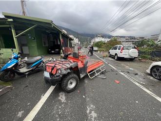 花蓮中年男疑藏毒遇臨檢心虛 連撞2車逃逸釀4傷