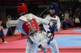 跆拳道全中錦》堅持要變強 新城國中李品玹不再一輪遊