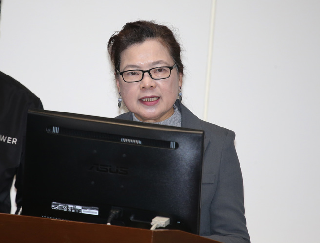 經濟部長王美花7日在立法院答詢。（姚志平攝）