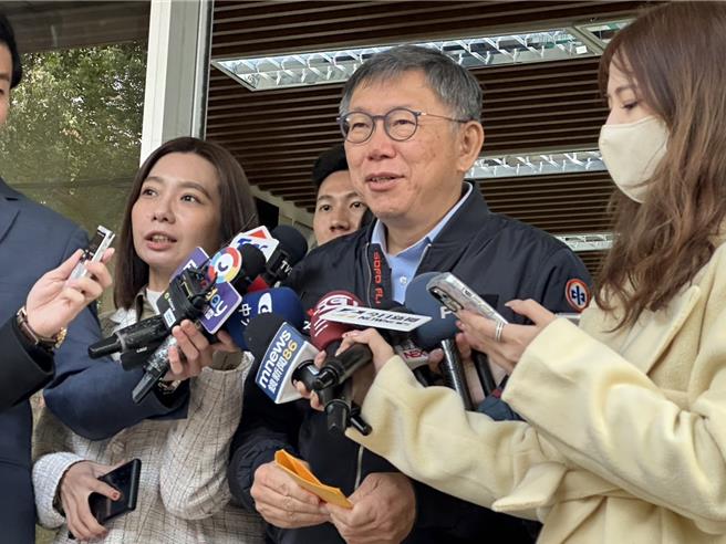 民眾党主席柯文哲。（杨亚璇摄）