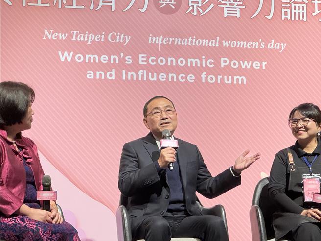 侯友宜被问及2026市长布局，表示大家对未来是每个人的想法，予以尊重。（柯毓庭摄）