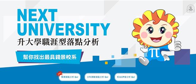 中华大学独创「职涯型落点分析LINE机器人」，考生们只要动动手指透过LINE加好友查询，就能发掘符合自身志趣且毕业「钱景」看好的校系。（中华大学提供／王惠慧新竹传真）