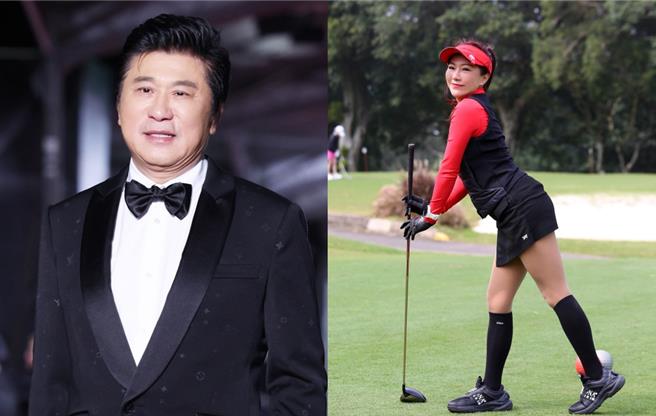 佩甄（右）影响身边许多人一起打高尔夫，胡瓜也在近期爱上。（中时资料照、国华球场提供）