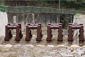 整治北投磺溪護岸！貴子坑設北市首座鋼製防砂壩阻土石流