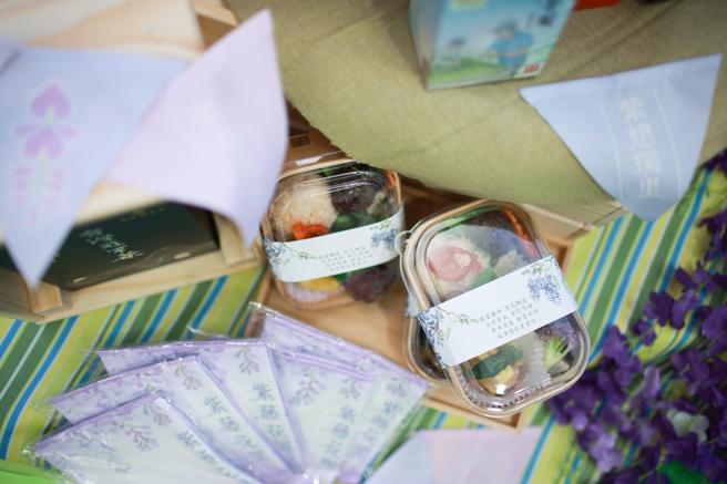 瑞里社区还特制紫藤限定特色餐盒（图片来源：嘉义县文观局提供）