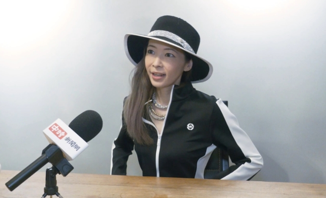 Makiyo近期瘦了一大圈，近日接受《中时新闻网》专访聊感情观。（图／陈慧玲摄）