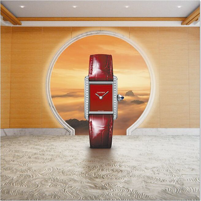 卡地亚Tank Must腕表，19万5000元。（Cartier提供）