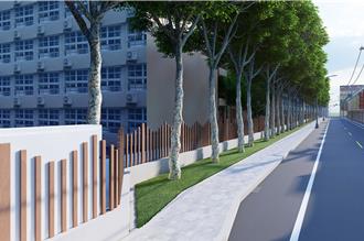 打造友善人本環境 竹北國中通學廊道翻新11日開工