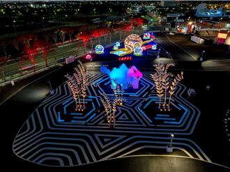 台灣燈會9日湧百萬人次 市府：安平燈區閉幕有神祕彩蛋