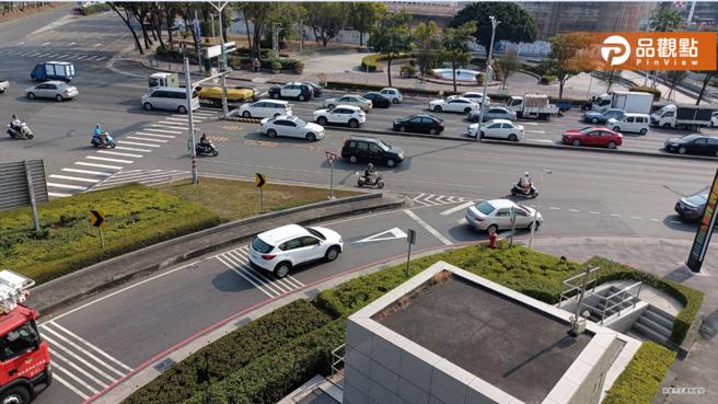 国道1号中正交流道南出右转中正一路改善完成