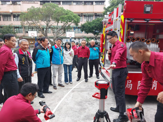 朱厝崙福聚宮捐贈消防車1輛 助北市提升救災能力
