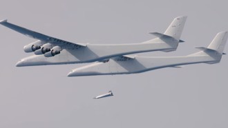 Roc巨型飛機發射「泰龍-A」極音速飛行器  動力飛行成功