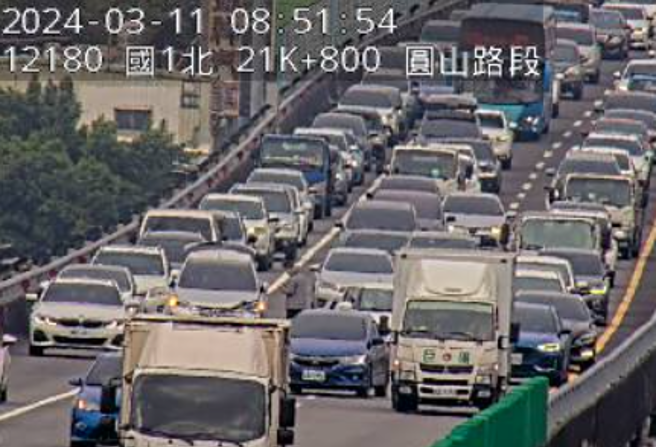 现场画面。（图 / 翻摄自高速公路1968）