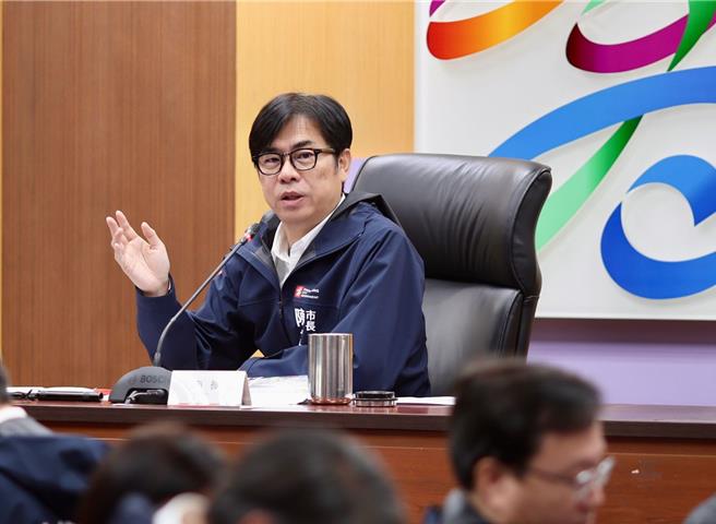 面对「津栈」9000公斤含苏丹红辣椒粉可能流入市面、被制造成沙茶酱，陈其迈表示，后市场端的稽查还要一点时间。（高雄市政府提供／袁庭尧高雄传真）