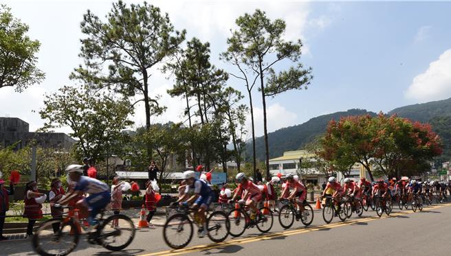 國際自由車環台公路大賽。（苗栗縣政府提供／李京昇苗栗傳真）