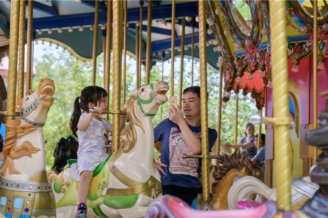 丽宝乐园表示，清明儿童连假4月4日到4月7日，探索世界12岁以下，只要199元。（丽宝乐园提供／张妍溱台中传真）