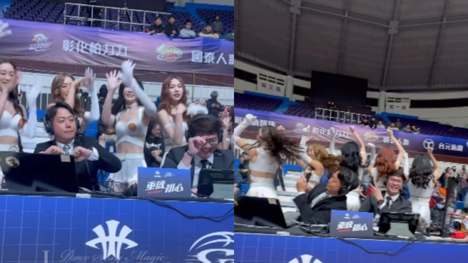 LuxyGirls包围体育主播火辣热舞。（图／luxygirlcrew IG）