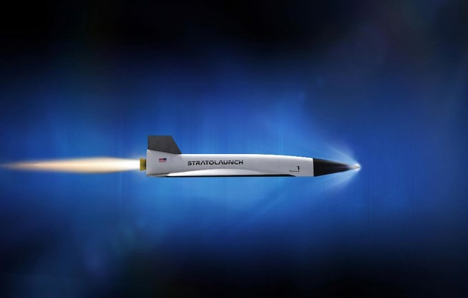 Talon-A是一种小型的火箭飞机，理论极速在5马赫以上。(图/Stratolaunch)