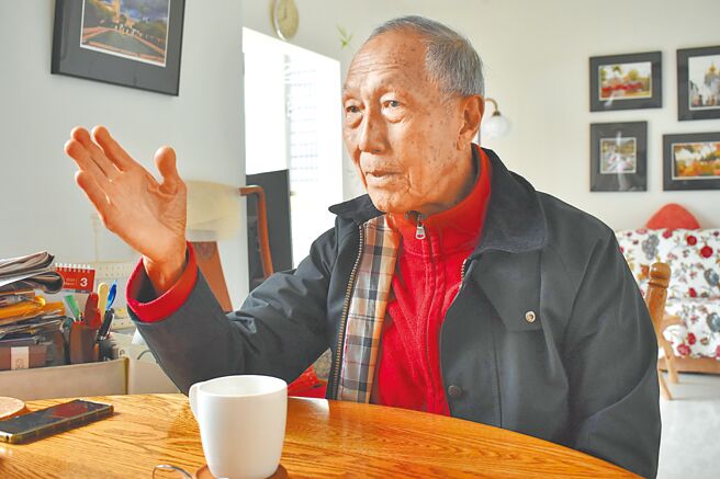 前國防部副部長林中斌近日接受本報專訪表示，大陸目前對台採取「臨界威懾」。（陳冠宇攝）