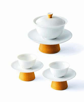 SHANG XIA竹絲扣瓷打造頂級茶具