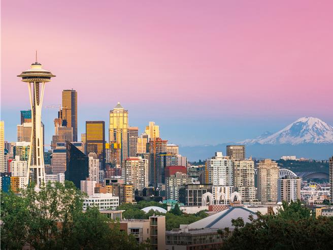 中華航空宣布今年7月14日起直飛「翡翠之城」西雅圖，以空中巴士A350-900執飛每周5班台北－西雅圖航線。（華航提供／陳祐誠台北傳真）