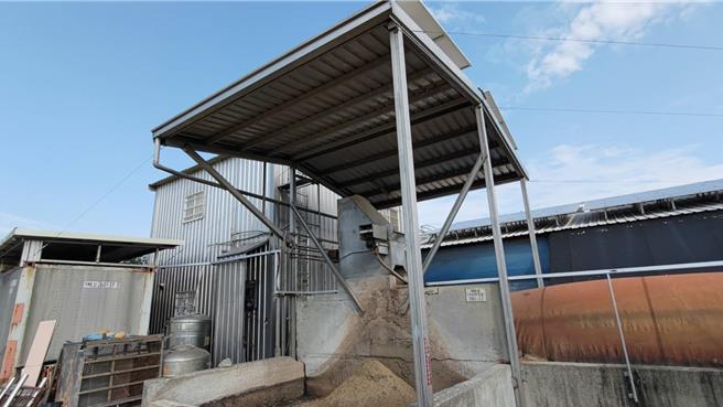 畜牧场堆肥舍修缮示意图。（农业局提供／蔡明亘桃园传真）