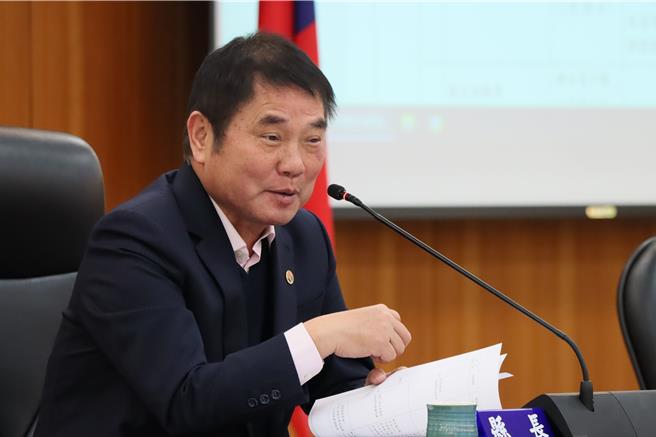 苗栗縣長鍾東錦主持縣務會議。（苗栗縣政府提供／李京昇苗栗傳真）