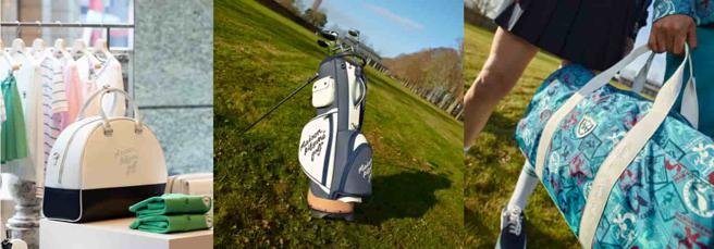 Maison Kitsuné高尔夫系列包款。（Maison Kitsuné提供）