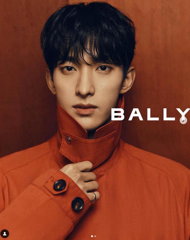 DK為其代言的瑞士精品品牌Bally拍攝2024春夏系列形象廣告。（摘自DK IG）