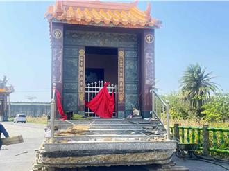 中營將軍小廟搬遷 傳統移屋工法如「現代版愚公」