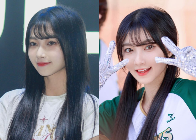 「台钢雄鹰」啦啦队成员「一粒」（赵宜莉）神似「围棋女神」黑嘉嘉。（图／一粒IG）