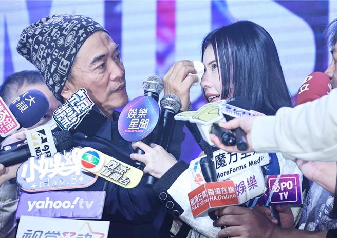 吴宗宪（左）曾替Miusa举办记者会。（中时资料照）