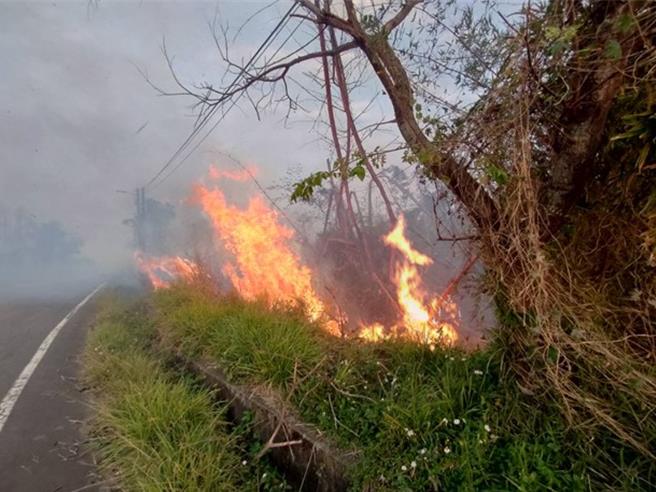 林業保育署台中分署指出，清水區橫山公墓及第一公墓鄰近保安林地，每年幾乎發生公墓火警延燒到鄰近保安林的案例。（林業保育署台中分署提供／張妍溱台中傳真）