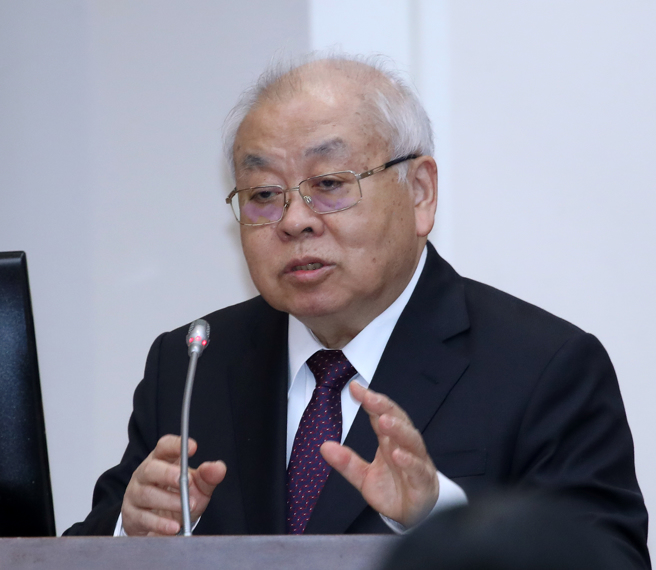 行政院主计总处主计长朱泽民（刘宗龙摄）