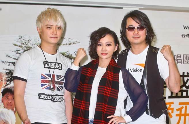 阿沁、Faye飞、陈建寧过去组成飞儿乐团出道。（图／中时资料照片）