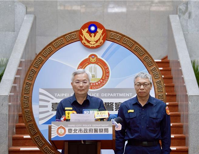 北市警局長張榮興說明相關處置作為。（警方提供）